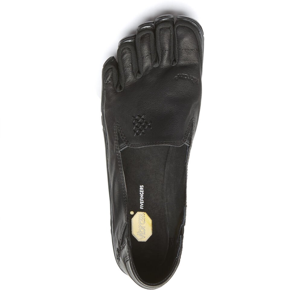 Vibram FiveFingers Dames Cvt-Leather - Barefoot Schoenen Zwart - 762358HWS